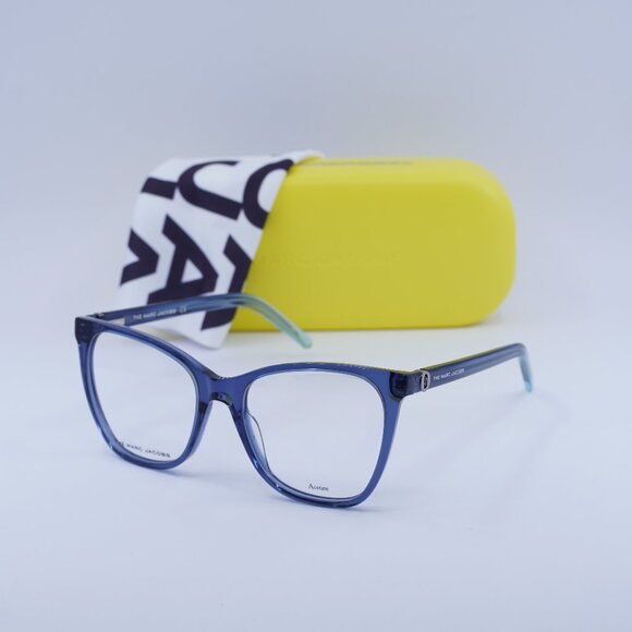 Marc Jacobs MARC 600 0ZX9 00 Cat Eye Eyeglasses 52mm – Blue Azure - Picture 1 of 10